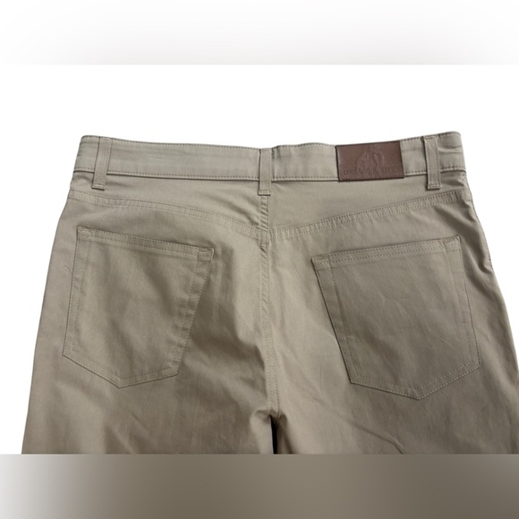 NWOT LUCIANO BARBERA Khaki COTTON Blend CHINO Pants Trousers EU-48 W-30" - Picture 9 of 10